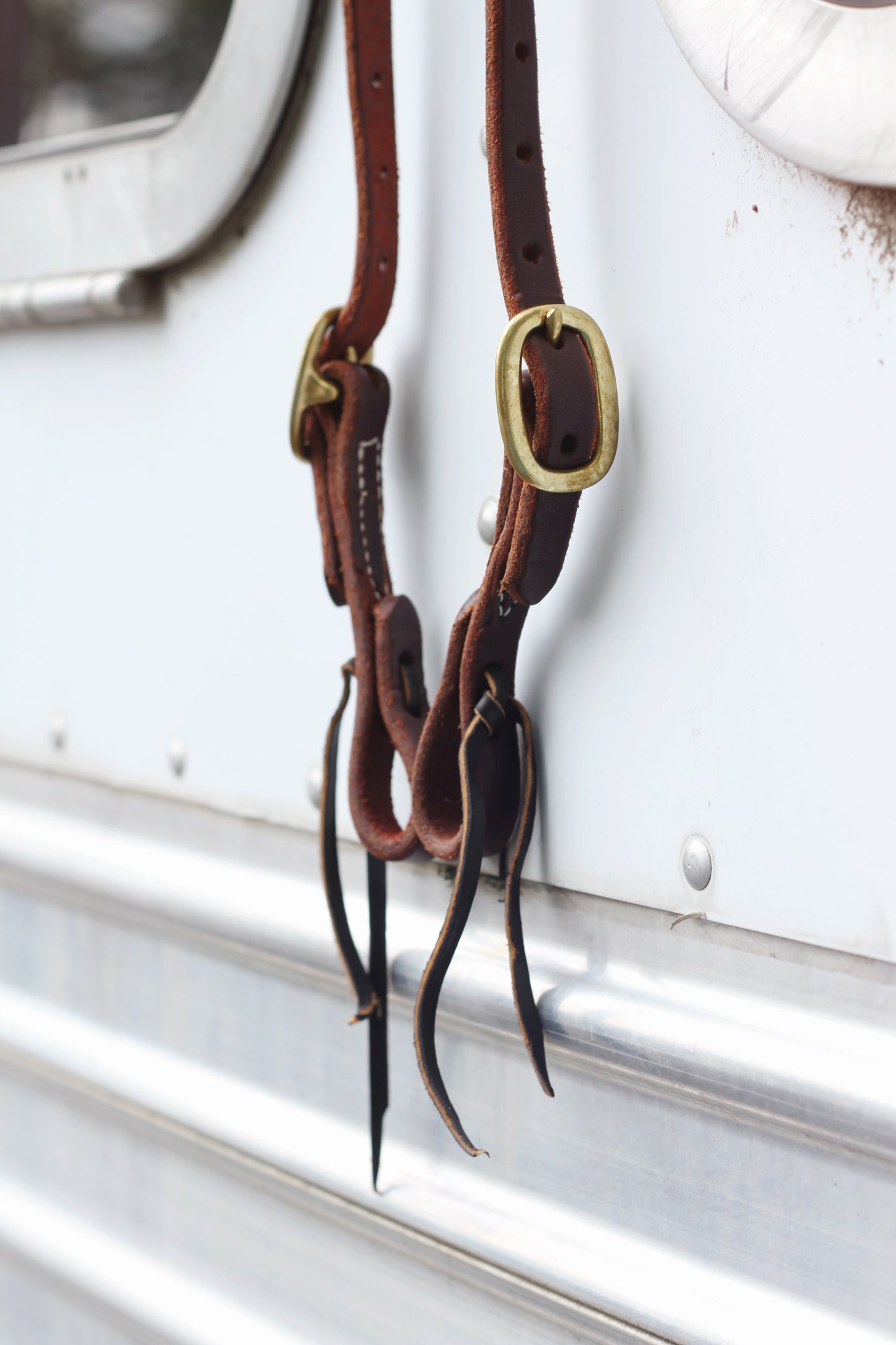 5/8" Double Buckle Slip Ear Headstall