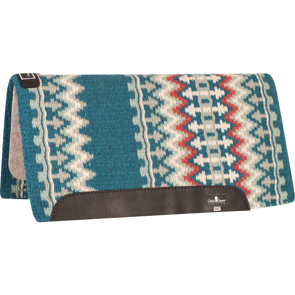 Classic Equine Classic Wool Top Saddle Pad 32-inch x 34-inch